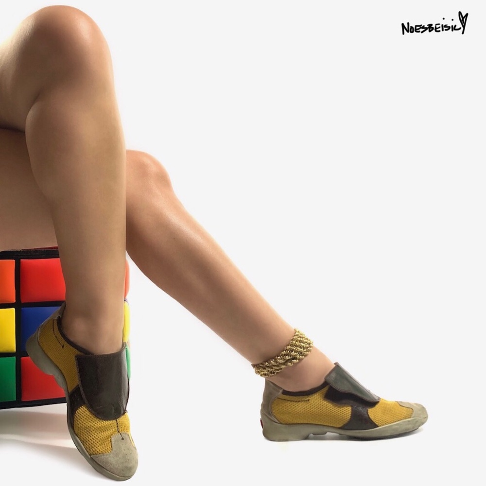 Prada Americas Cup Sneakers Mesh & Leather Velcro